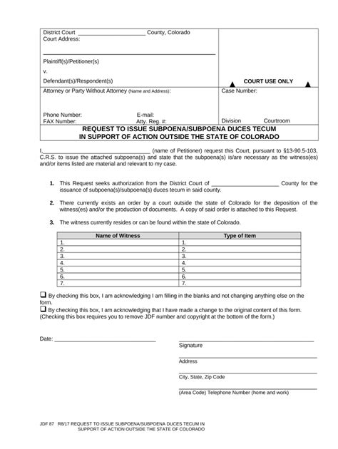 esubpoena colorado.
